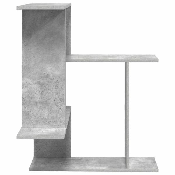 Wandregal Betongrau 67 x 67 x 87 cm Holzwerkstoff