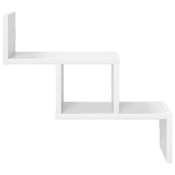 Wandregal Wei? 48 x 15 x 42 cm Holzwerkstoff