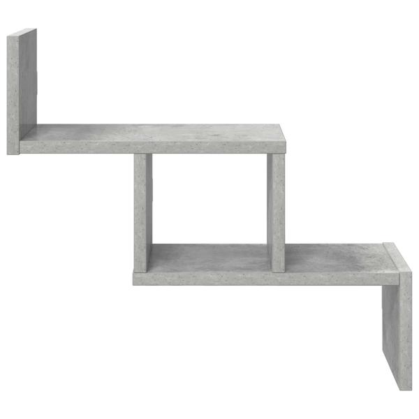 Wandregal Betongrau 48 x 15 x 42 cm Holzwerkstoff
