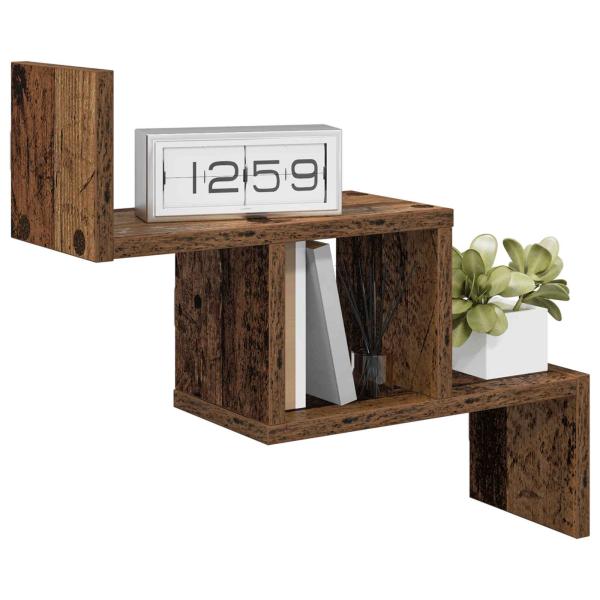 Wandregal Altholz 48 x 15 x 42 cm Holzwerkstoff