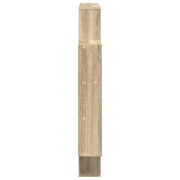 Wandregal Sonoma-Eiche 100 x 13 x 100 cm Holzwerkstoff
