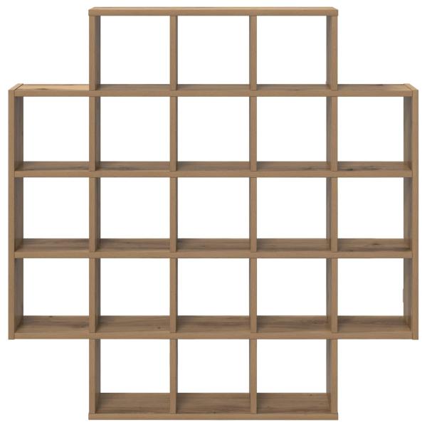 Wandregal Artisan-Eiche 100 x 13 x 100 cm Holzwerkstoff