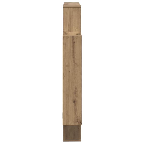Wandregal Artisan-Eiche 100 x 13 x 100 cm Holzwerkstoff