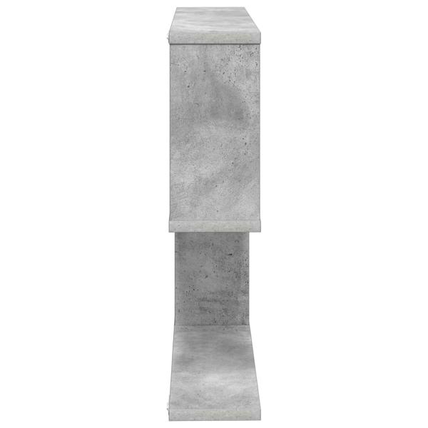 Wandregal Betongrau 60 x 12 x 50,5 cm Holzwerkstoff