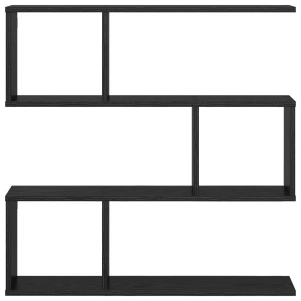 Wandregal Schwarze Eiche 80 x 12 x 79,5 cm Holzwerkstoff