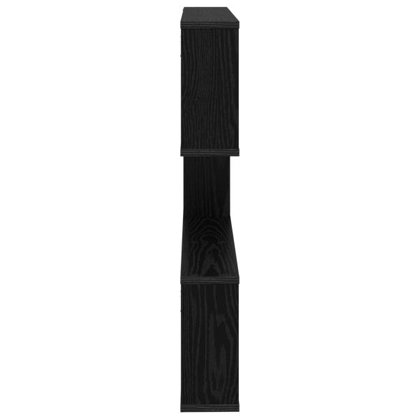 Wandregal Schwarze Eiche 80 x 12 x 79,5 cm Holzwerkstoff