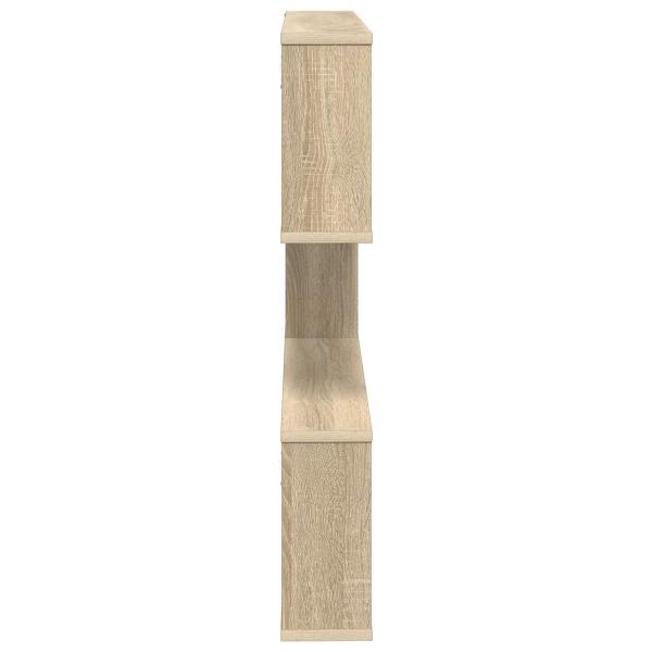 Wandregal Sonoma-Eiche 80 x 12 x 79,5 cm Holzwerkstoff