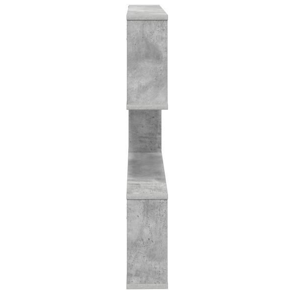 Wandregal Betongrau 80 x 12 x 79,5 cm Holzwerkstoff