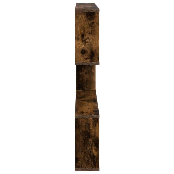 Wandregal Raucheiche 80 x 12 x 79,5 cm Holzwerkstoff