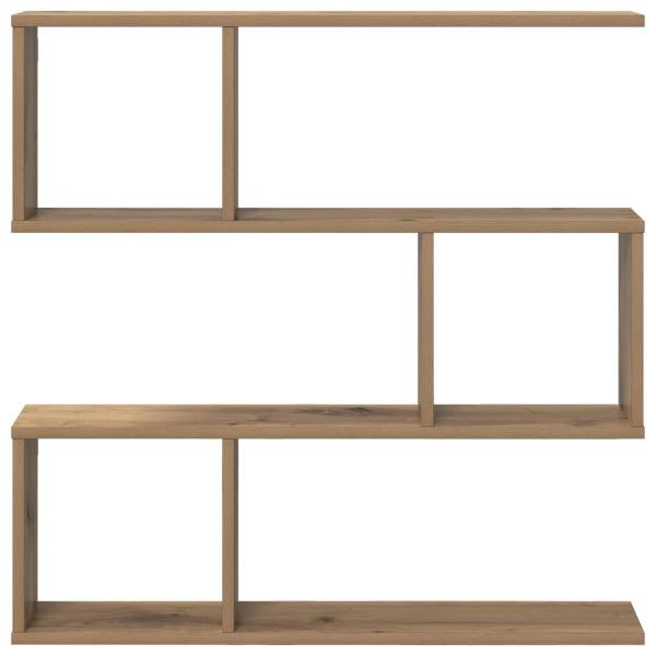 Wandregal Artisan-Eiche 80 x 12 x 79,5 cm Holzwerkstoff