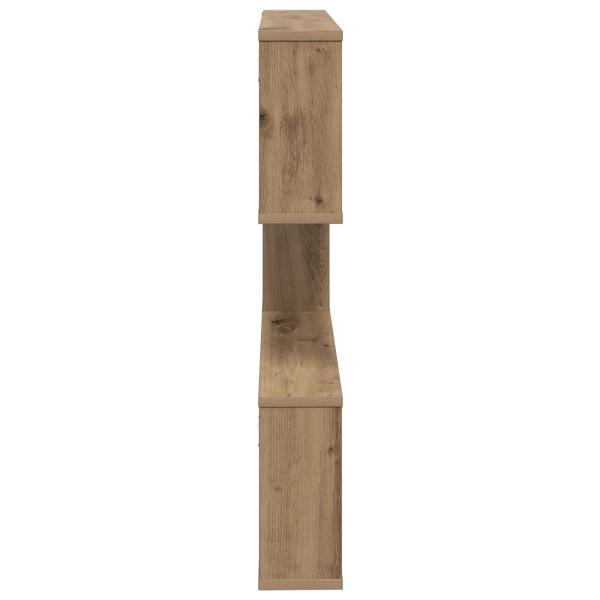 Wandregal Artisan-Eiche 80 x 12 x 79,5 cm Holzwerkstoff
