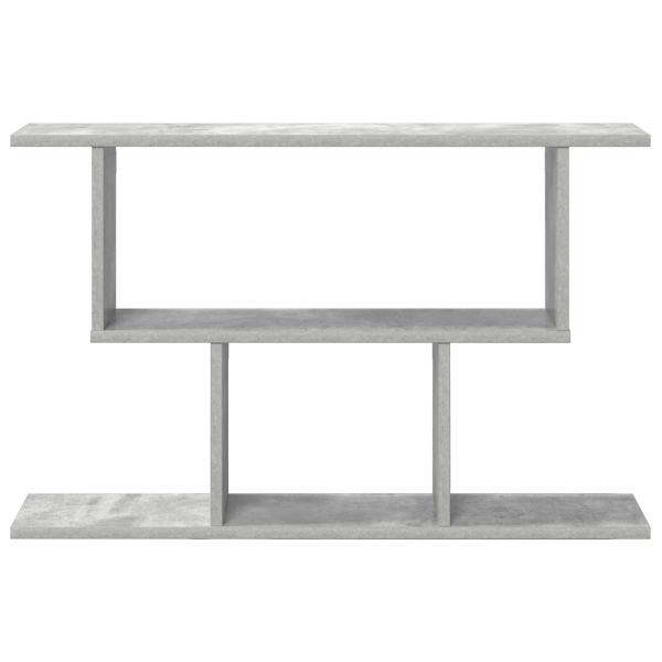 Wandregal Betongrau 80 x 15 x 50,5 cm Holzwerkstoff