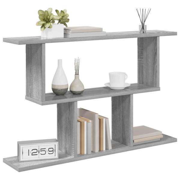 Wandregal Sonoma-Grau 80 x 15 x 50,5 cm Holzwerkstoff