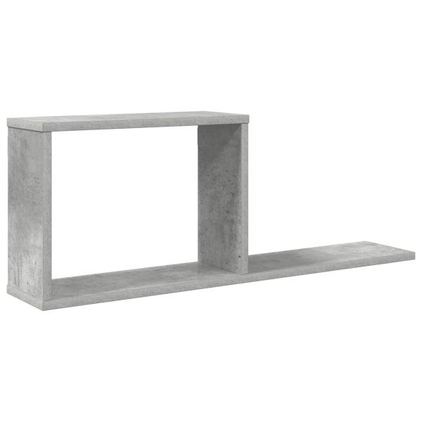 Schweberegale Betongrau 80 x 15 x 30 cm Holzwerkstoff