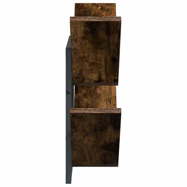Wandregal 2 stk. Raucheiche 43 x 15 x 47 cm