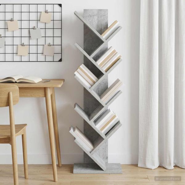 ARDEBO.de - Baumb?cherregal 6-Stufig 30 x 18 x 100 cm Holzwerkstoff