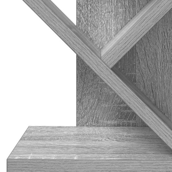 Baumbücherregal 6-stöckig 30 x 18 x 100 cm Holzwerkstoff