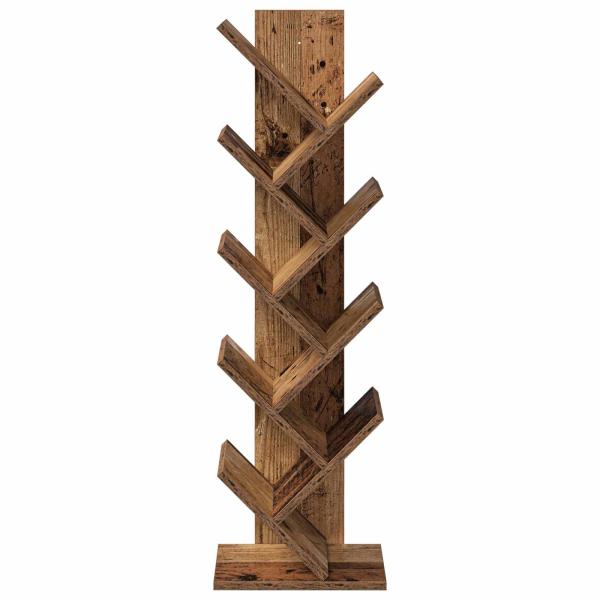 Baumbücherregal 6-stöckig 30 x 18 x 100 cm Holzwerkstoff