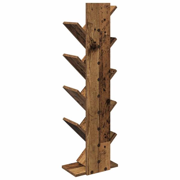 Baumbücherregal 6-stöckig 30 x 18 x 100 cm Holzwerkstoff