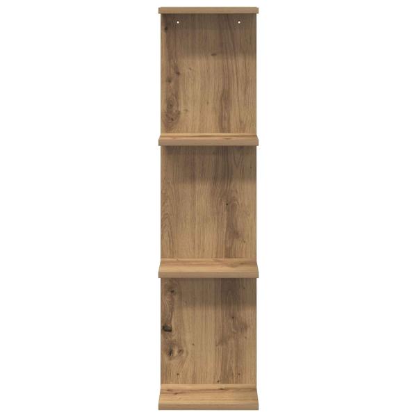 Wandregal Artisan-Eiche 25 x 15 x 100 cm Holzwerkstoff