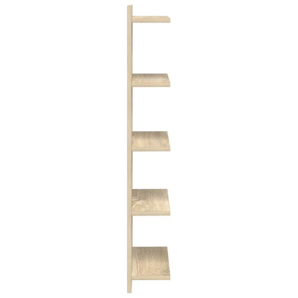 Wandregal 2 stk. Sonoma-Eiche 30 x 15 x 100 cm Holzwerkstoff
