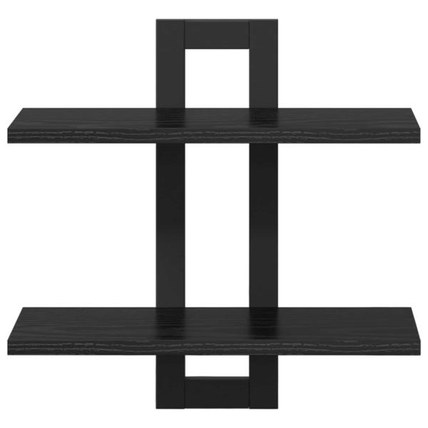 Schweberegale Schwarze Eiche 40 x 15 x 40 cm Holzwerkstoff