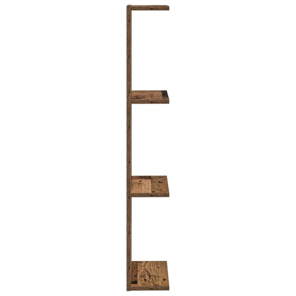 Wandregal Altholz 22 x 15 x 100 cm Holzwerkstoff