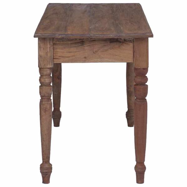 Schreibtisch mit Schubladen 117x57x75 cm Altholz Massiv