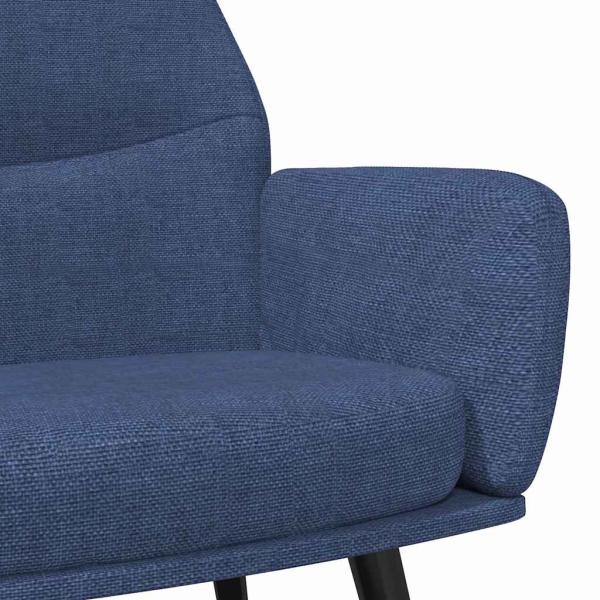 Relaxsessel Blau Stoff