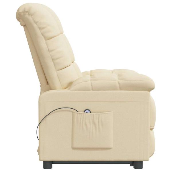 Relaxsessel Elektrisch Creme Stoff