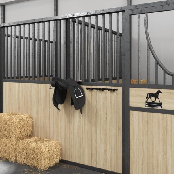 Trensenhalter für 3 Trensen Schwarz Eisen