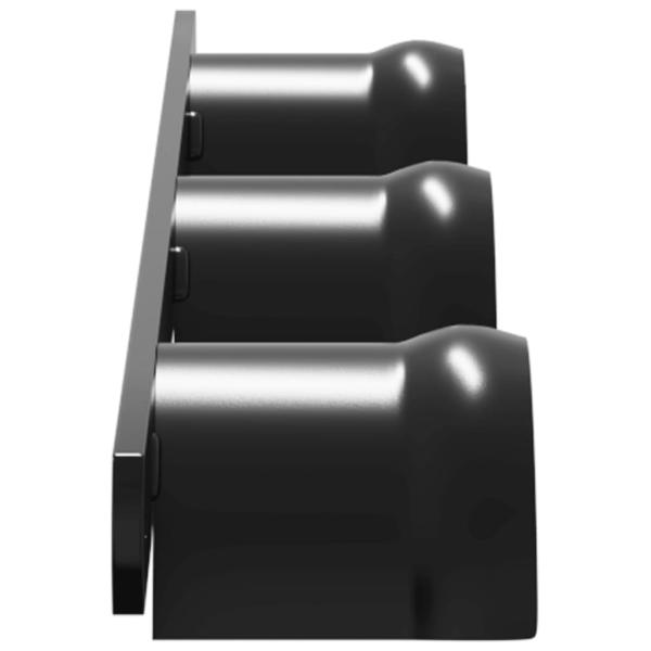 Trensenhalter für 3 Trensen Schwarz Eisen