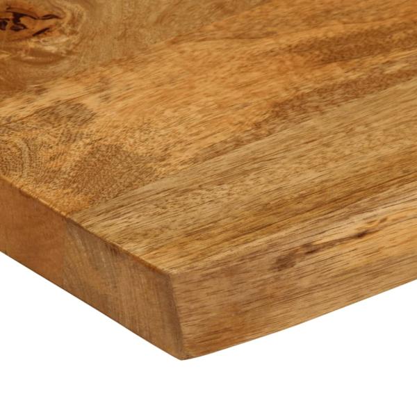 Tischplatte mit Baumkante 120x60x2,5 cm Massivholz Mango
