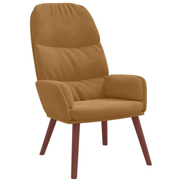 Relaxsessel Braun Samt