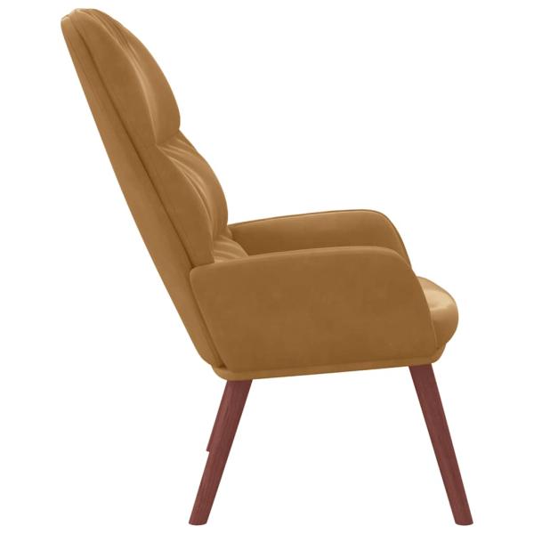 Relaxsessel Braun Samt