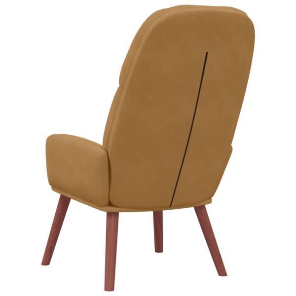 Relaxsessel Braun Samt