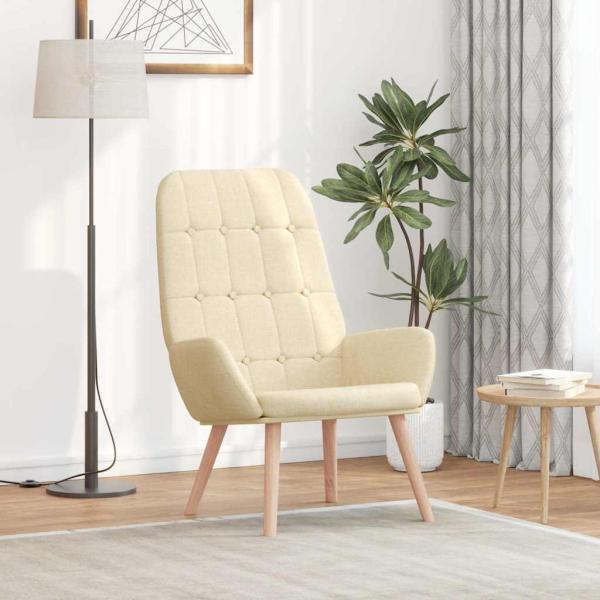 ARDEBO.de - Relaxsessel Creme Stoff