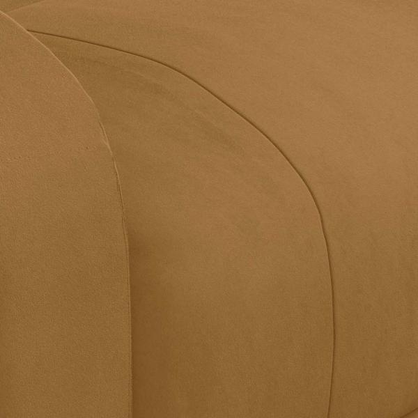 Massagesessel Braun Samt
