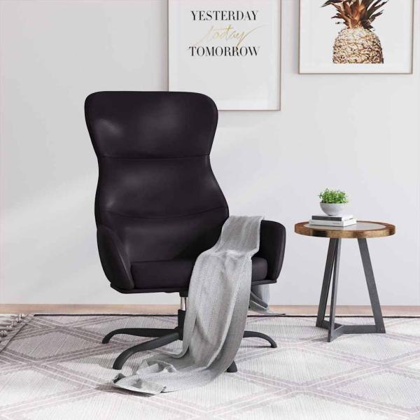 ARDEBO.de - Relaxsessel Schwarz Kunstleder