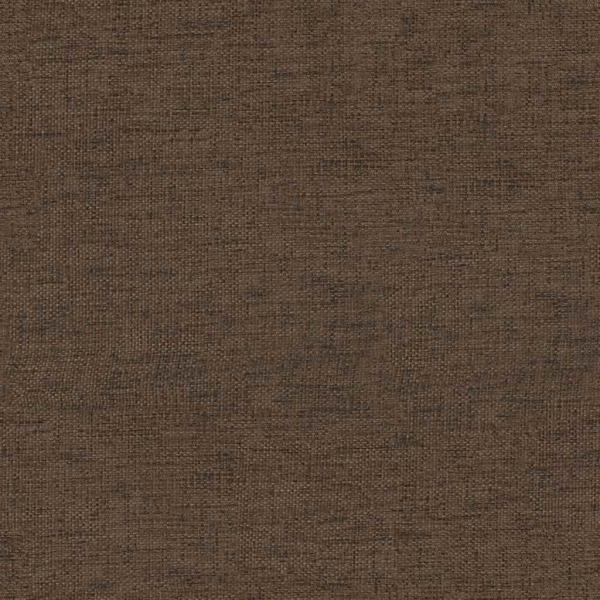 Relaxsessel mit Hocker Braun Stoff