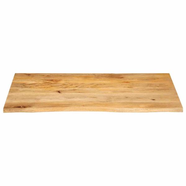 Tischplatte mit Baumkante 120x60x2,5 cm Massivholz Mango
