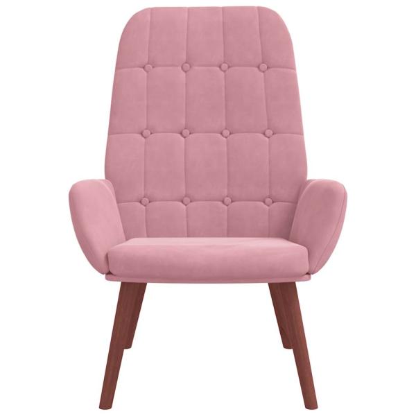 Relaxsessel Rosa Samt