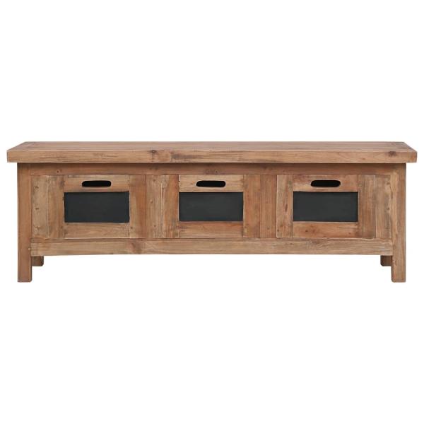 TV-Schrank mit 3 Schubladen 120×30×40 cm Massivholz Mahagoni
