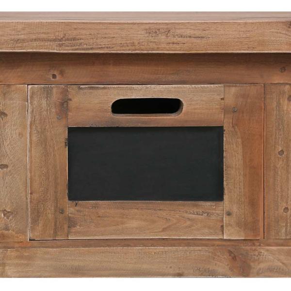 TV-Schrank mit 3 Schubladen 120×30×40 cm Massivholz Mahagoni