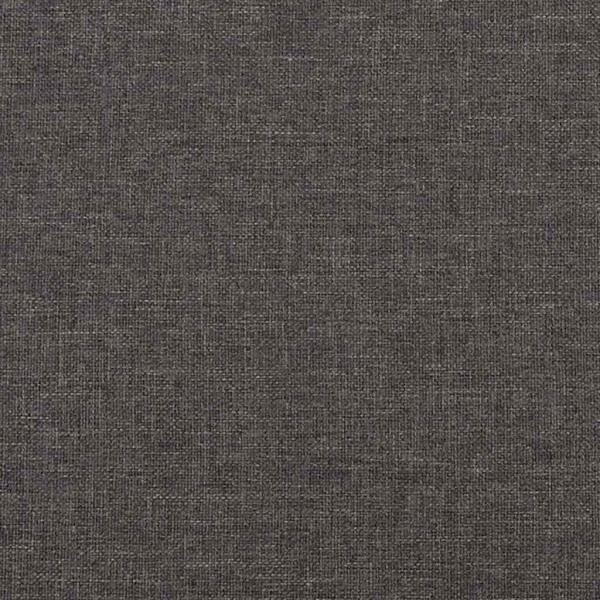 Relaxsessel mit Hocker Dunkelgrau Stoff