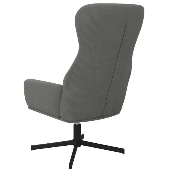 Relaxsessel Dunkelgrau Samt