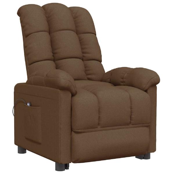 Relaxsessel Elektrisch Braun Stoff