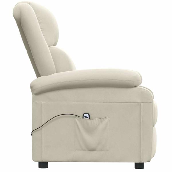 Relaxsessel Elektrisch Creme Samt