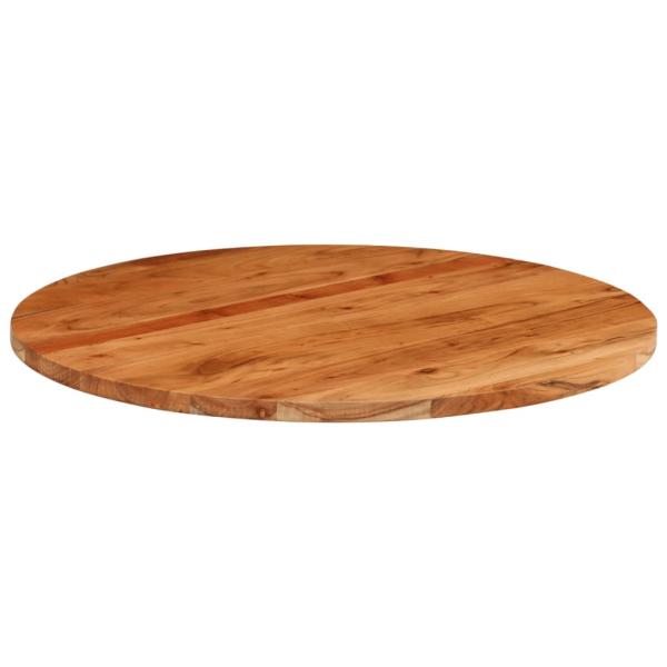 Tischplatte Ø90x3,8 cm Rund Massivholz Akazie