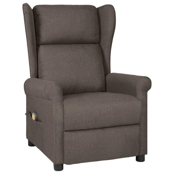 ARDEBO.de - Massagesessel Braun Stoff